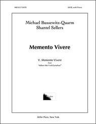 Memento Vivere SATB choral sheet music cover Thumbnail